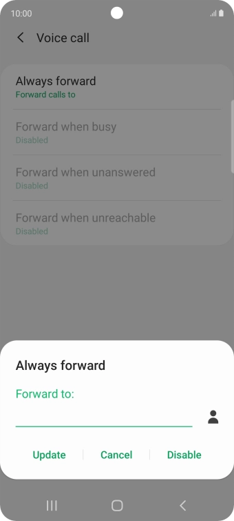 Press Disable.