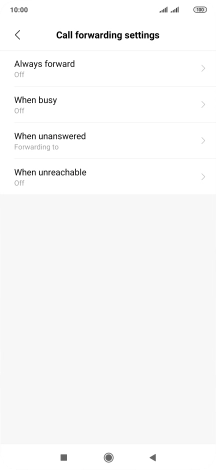 Press the Home key to return to the home screen.
