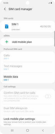 Press Add mobile plan.