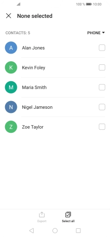 Press Select all.