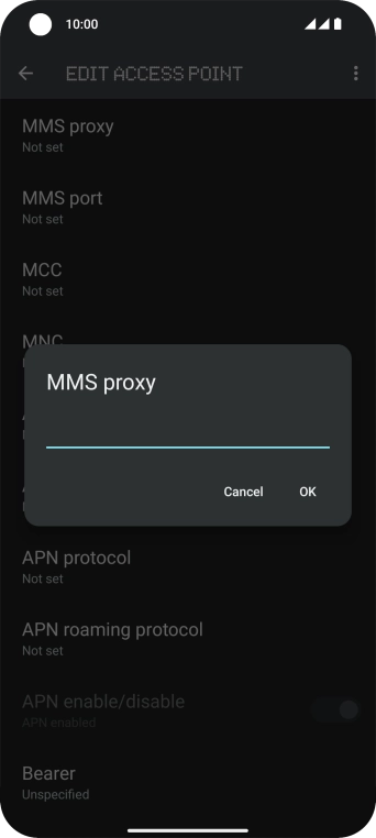 Key in 82.132.254.1 and press OK.