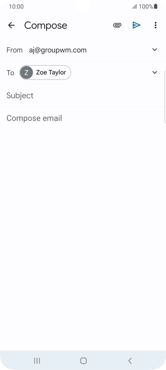 Press Subject and key in the required subject.