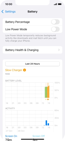 Press the indicator next to 'Low Power Mode' to turn on the function.