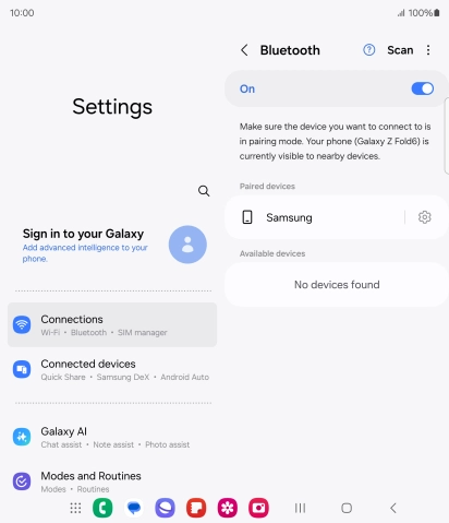 Press the Home key to return to the home screen.