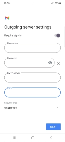 Press the drop down list below 'Security type'.