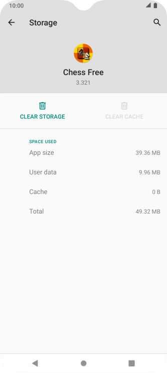 Press the Home key to return to the home screen.