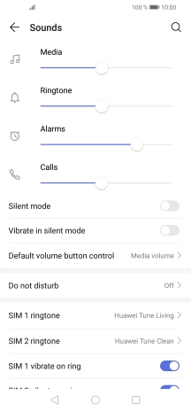Press SIM ringtone.