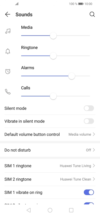 Press SIM ringtone.