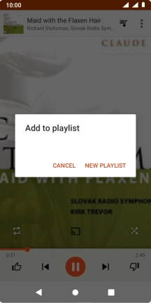 Press NEW PLAYLIST.