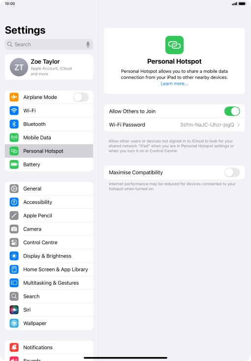 Slide your finger upwards starting from the bottom of the screen to return to the home screen.