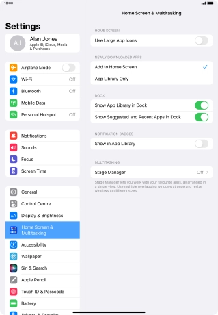 To add new downloaded apps to both the home screen and App Library, press Add to Home Screen.