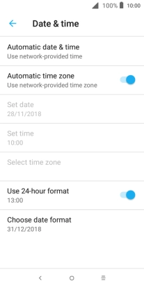Press the Home key to return to the home screen.