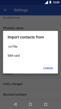 Press SIM card.