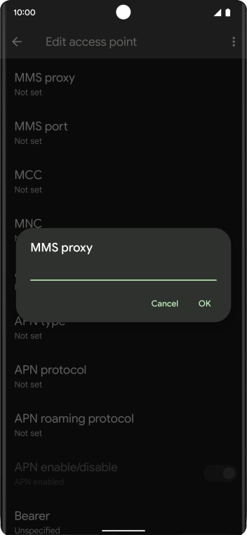 Key in 82.132.254.1 and press OK.