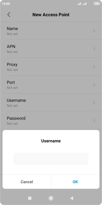 Key in o2 and press OK.