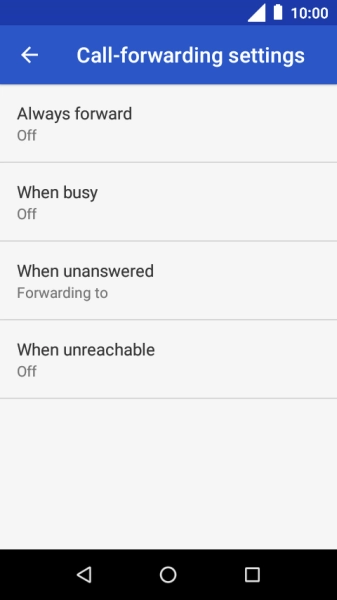 Press the Home key to return to the home screen.