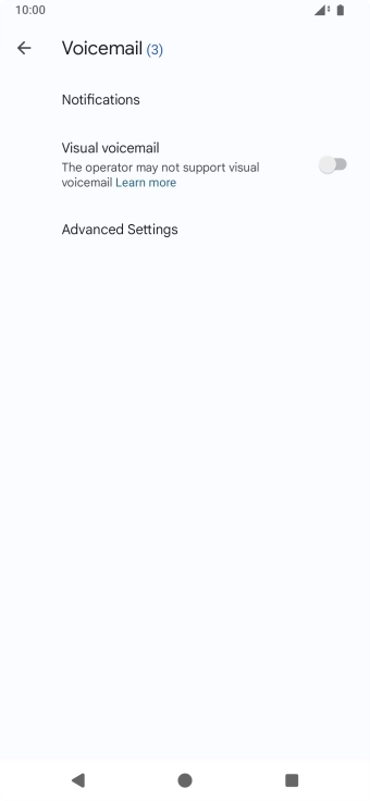 Press Advanced Settings.