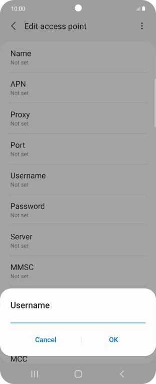 Key in o2 and press OK.