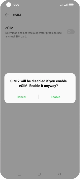 Press Enable.