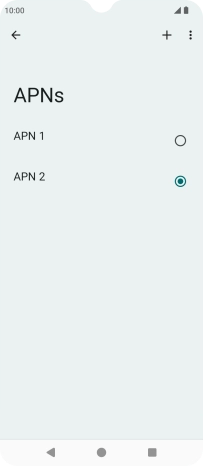 Press the Home key to return to the home screen.