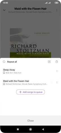 Press the add icon.