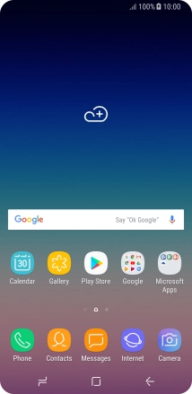 When the battery charging icon is displayed, charging is in progress.