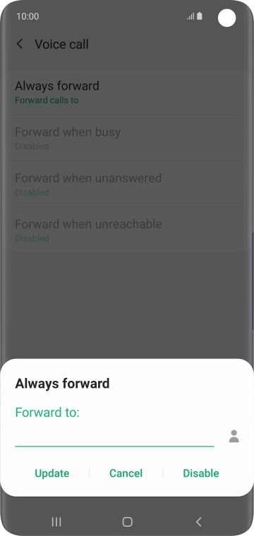 Press Disable.