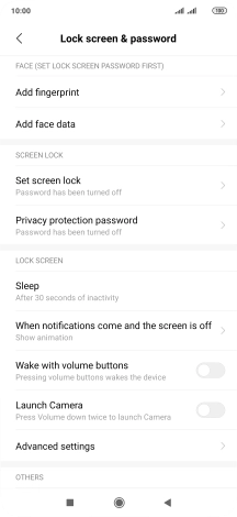 Press the Home key to return to the home screen.