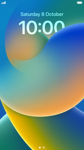Press and hold anywhere on the lock screen. Press and hold anywhere on the lock screen.