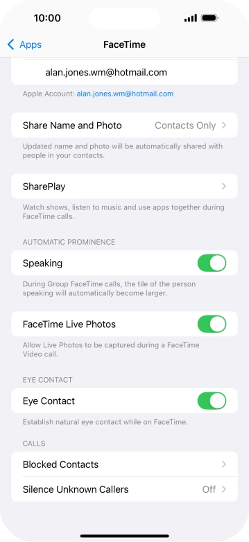 Press SharePlay.