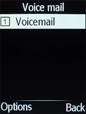 Highlight Voicemail.