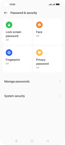 Press System security.