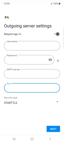 Press the drop down list below 'Security type'.