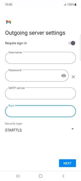Press the drop down list below 'Security type'.