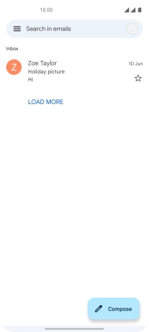 Press the profile icon.