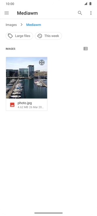 Press the required picture. Press the required picture.