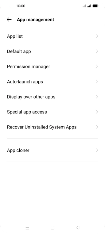 Press Permission manager. Press Permission manager.