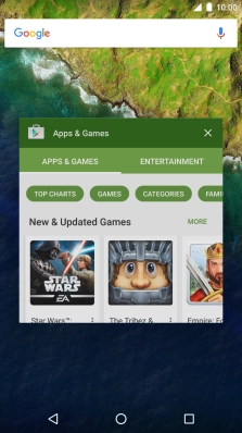 Press the end icon.