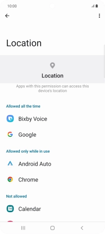 Press the required app.