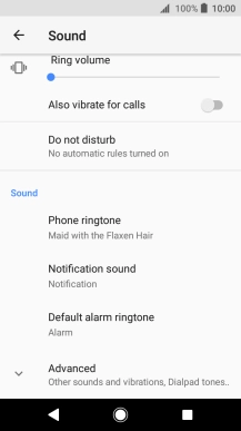 Press the Home key to return to the home screen.