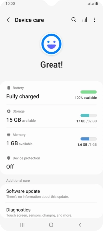 Press Battery.