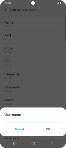 Key in o2 and press OK.