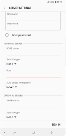Press the drop down list below 'Auto delete from phone'.