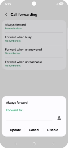 Press Disable.