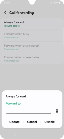 Press Disable.