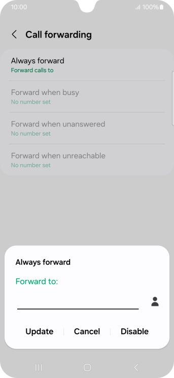 Press Disable.