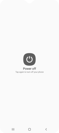 Press Power off.