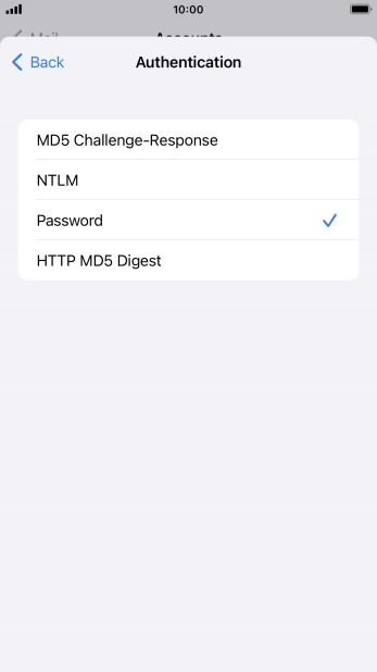 Press Password.