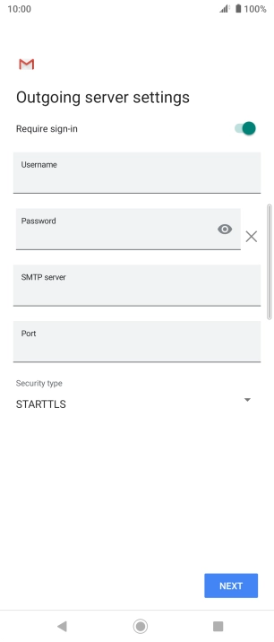 Press the indicator next to 'Require sign-in' to turn on the function.