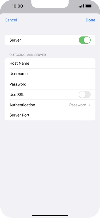 Press Authentication.